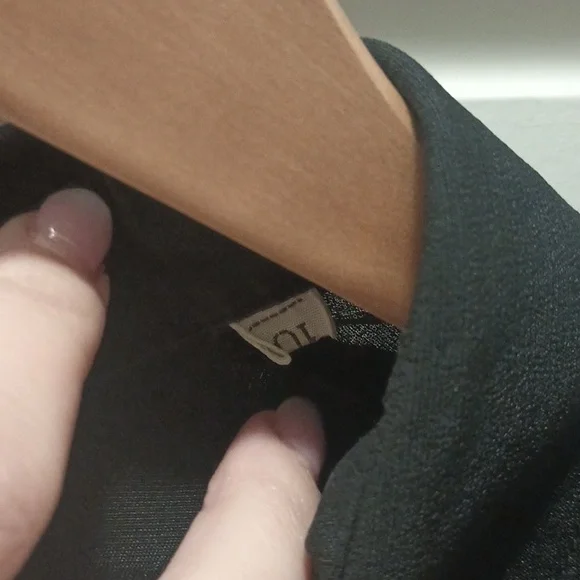 Valentino Black and Cream Patterned Blouse - Picture 3 of 4